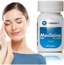 Reliable-1 Laboratories Meklizin HCL 12, 5 mg Kaplety - Prevent Nausea, Zvracení, a závrať způsobená pohybovou nemocí (100 Kaplet, 1 lahvička)