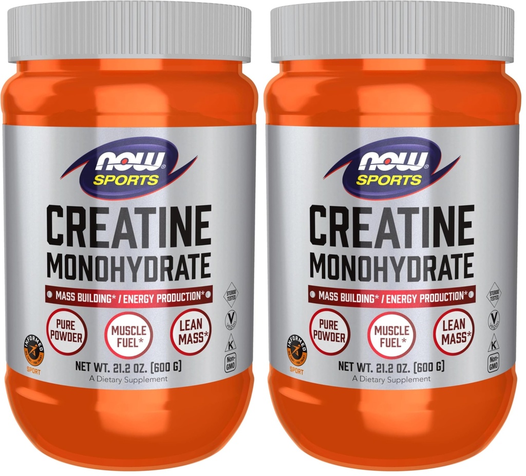 Sports Nutrition, Creatin Monohydric Powder, Mass Building * / Energy Production *, 21.2-Ounce (Balení po 2)