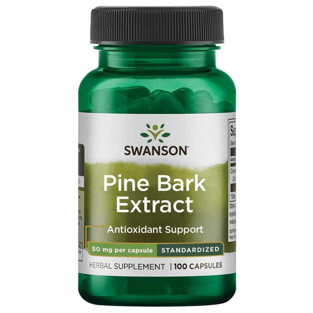 Swanson Pine Bark Extract 50 miligramů 100 tobolek