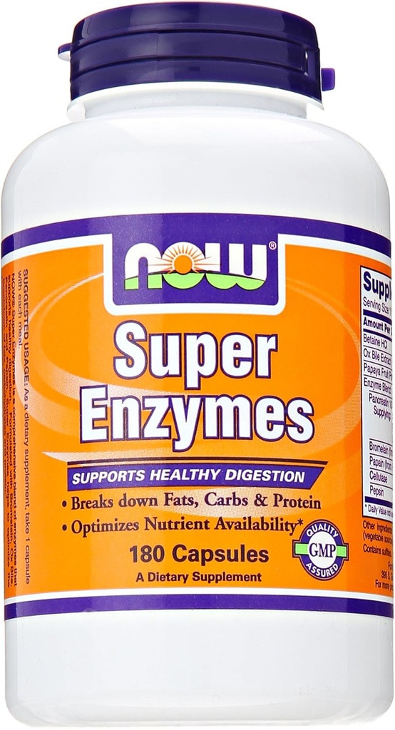 Super Enzymy podle nyní potravin 180 tablet