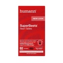 Humann SuperBeets Heart Tablety hladký kabát 500 mg - Non- GMO prášek - Klinicky zkoumaný antioxidanty, 60 Počet