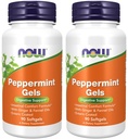 Nyní Foods Peppermint gely se zázvorovou a fenyklovou olejem, 90 Softgels (Balení po 2)