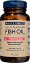 Wiley 's Finest Wild Alaskan Fish Oil Prenatal DHA - 900mg EPA a DHA Omega-3s pro těhotné ženy a kojící matky - 180 Softgels (90 Prenatal Vitamin Servings)