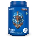 BIRDMAN Falcon Vegan Protein Powder Organic, Stevia & Sugar Free, Plant Based Protein, Low Carb, Dairy Free, Keto, Non Whey Protein, Probiotic, Pea Protein Febru124; Chocolate Flavor - 37 Služeb - 2.64lb
