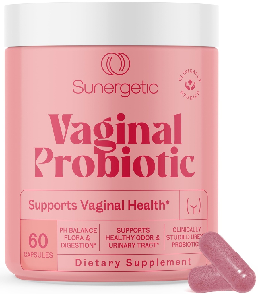 Premium Vaginální Probiotika pro ženy - Klinicky Studium Lactobacillus Vaginální Probiotika s Prebiotic & Cranberry Balance PH, Snižte zápach, Podpora močení a zdraví žen - 60 Kapsle