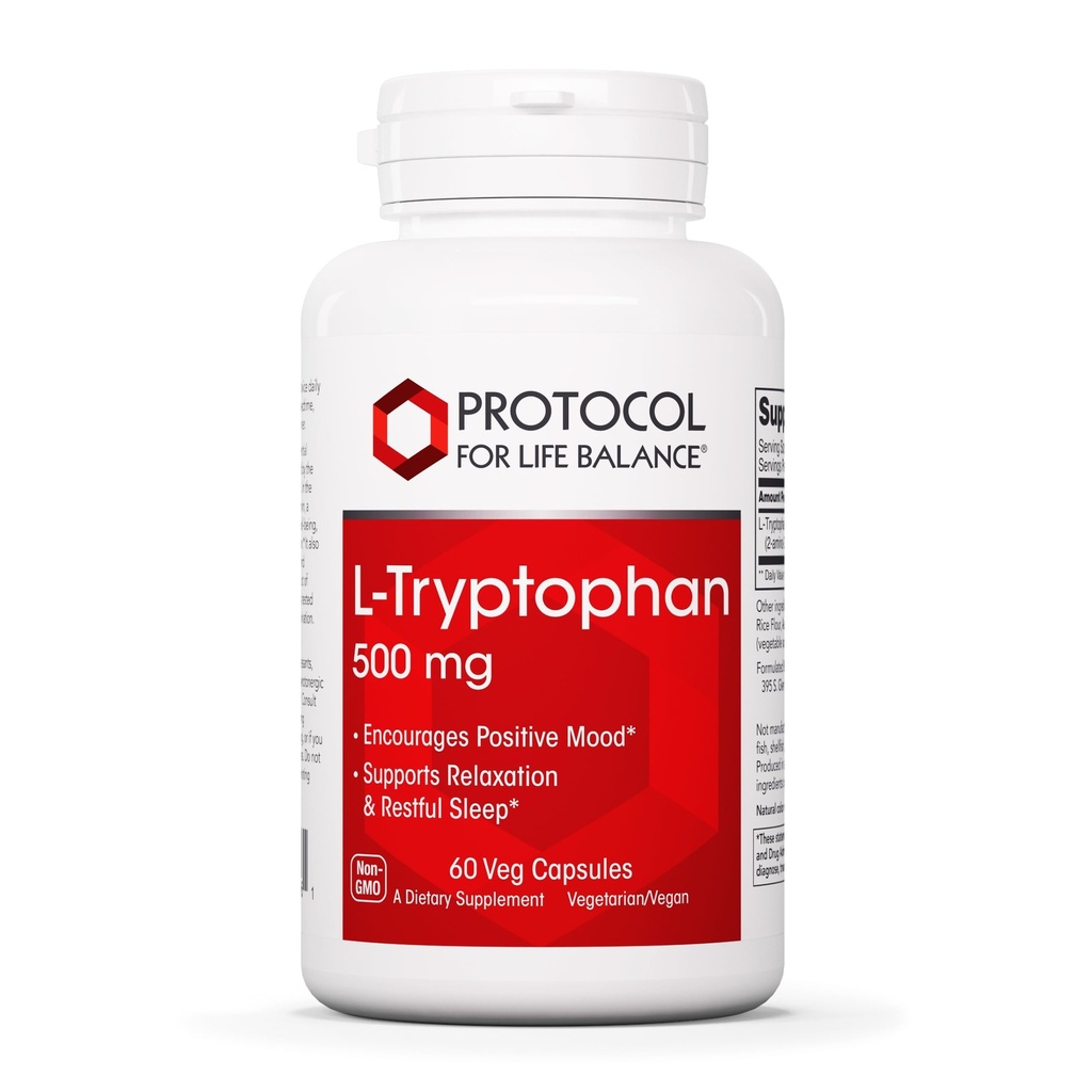 PROTOKOL PRO LIFE BALANCE L-tryptofan 500mg - Stresová úleva a relaxace - 60 Veg Caps