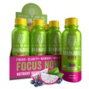 BrainJuice Kids Brain & Imunity Support Shot, Gluten Free Supplementary Shots for Energy, Focus, Imunity with Vitamin D, C, B, Alpha GPC & Organic Ginger Root, Ages 5 +, Dragon Berry, 2.5 fl oz, 12 Pack