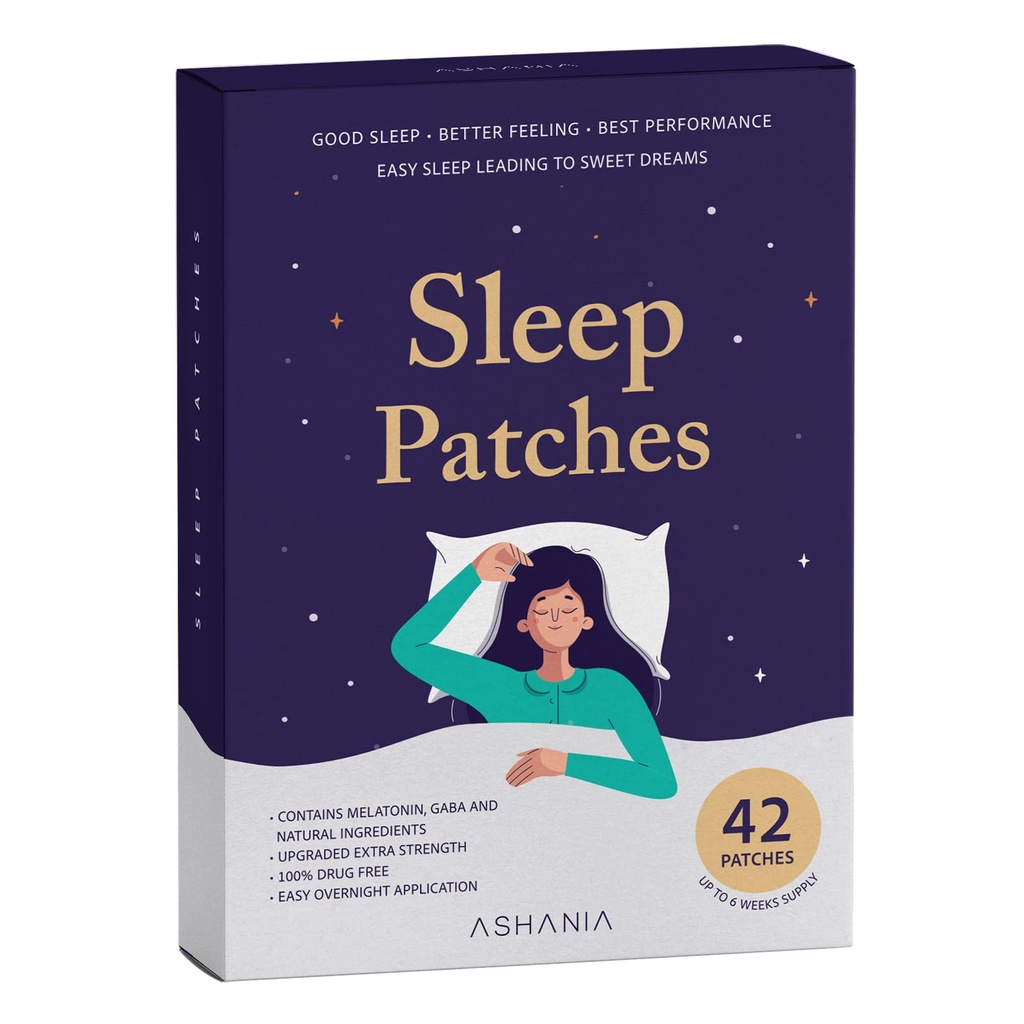 Sleep Patches, Sleep Patches pro dospělé, Upgraded Sleep Patches Set, Easy to Application and Comfortable, Premium Ingredients, pro muže a ženy (42 Počet (balení po 1))