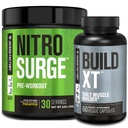 Jacked Factory Nitroflusion Pre- cvičení v ananas & Build XT Muscle Building Bundle pro muže a ženy