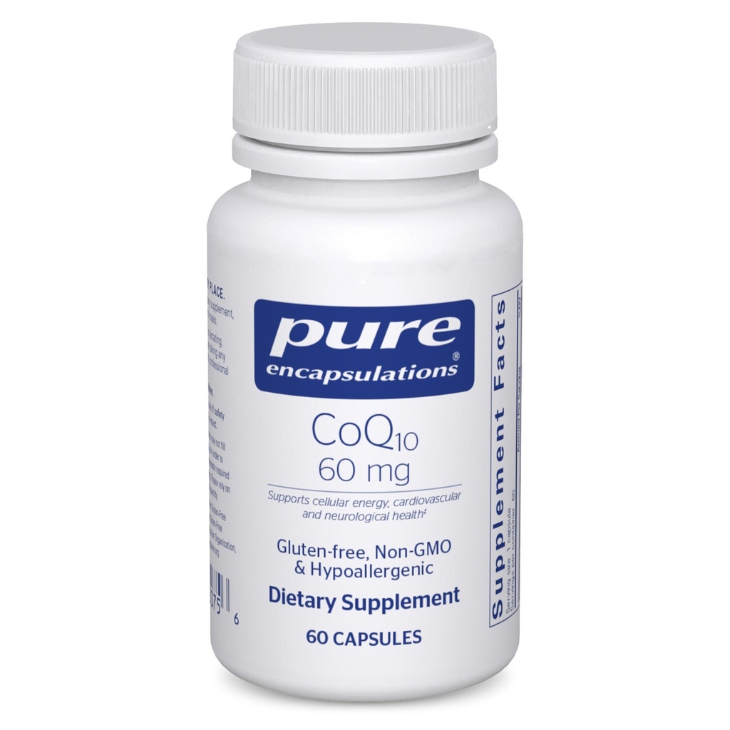 Čisté enkapsulace CoQ10 60 mg iž