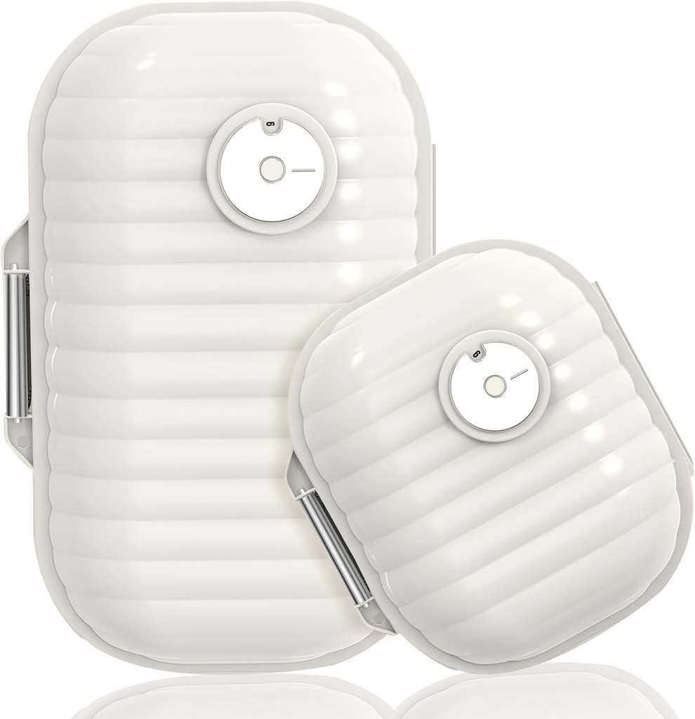Travel Pill Organizátor, 2 Pack Přenosný Pill Box 7 Den Malé Pill Pouzdro Důkaz o vlhkosti Denní medicína Vitamin Kontejner pro vitamíny, doplňky Medikace Tracker Cestovní Essentials (malé + velké)