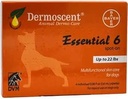 Bayer Dermofrew 6 Spot na péči o pleť pro malé psy do 22 liber rybí olej výživné doplňky