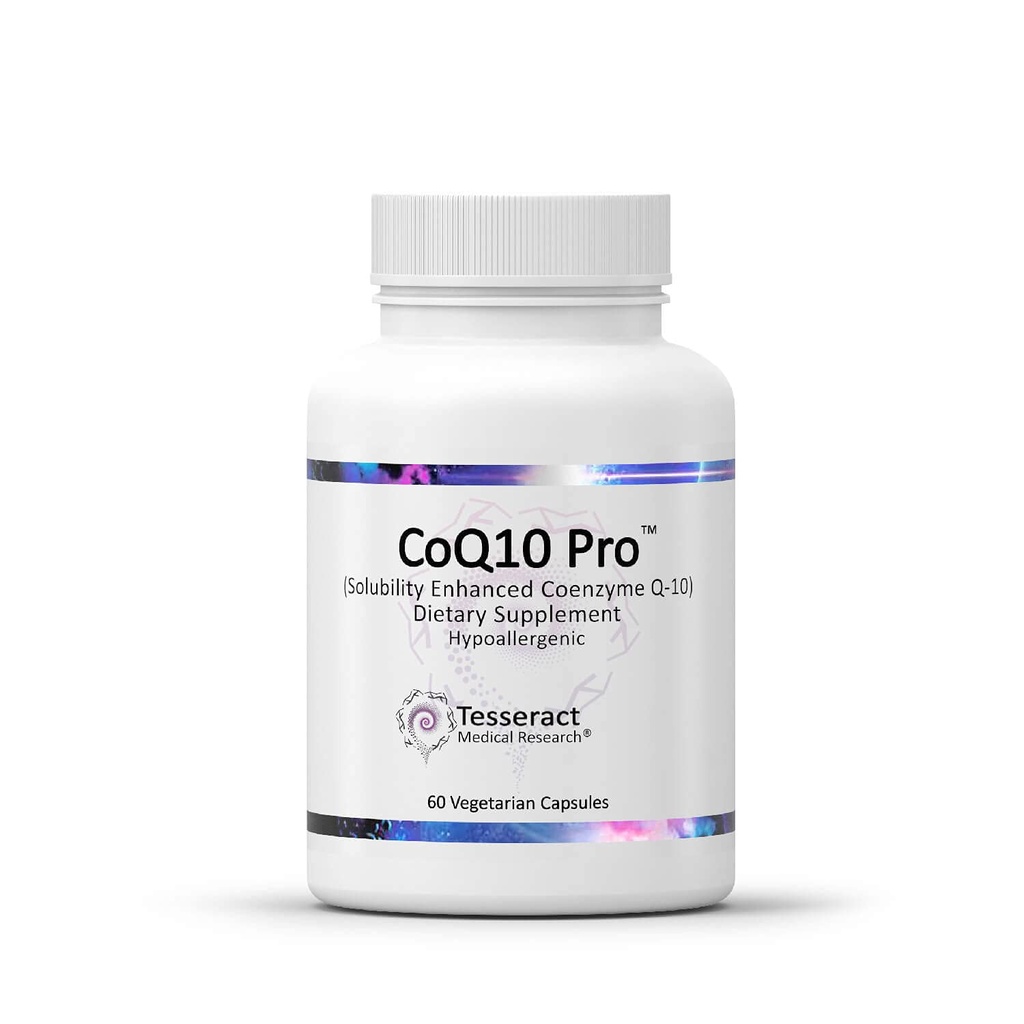 CoQ10 Pro, Coenzym Q10 pro srdeční zdraví, svalové zdraví a celulární energie výroba, Antioxidant dodatek pro optimální kardiovaskulární podporu zdraví, hypoalergenní, CoQ10 300mg, 60 Kapsle