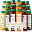 3 denní šťáva Čistá od syrové fontány, Všechny přírodní syrové Detox Cleanse, Juighting for Body Rest, Cold Pressed Juice Fast, Great Way to Jumpstart a Health Diet, 18 Lahve 12oz, 3 Ginger Shots