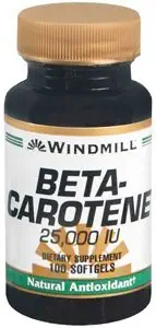 Speciální balení 5 větrných mlýnů BETA Carotene SOFGEL 25000 100SG