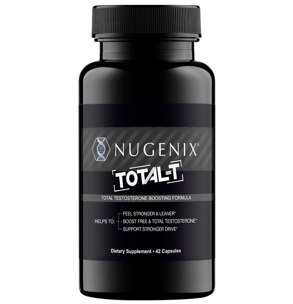 Nugenix Total-T, Volný a Celkem Testosteron Booster Dodatek pro muže, 42 Počet