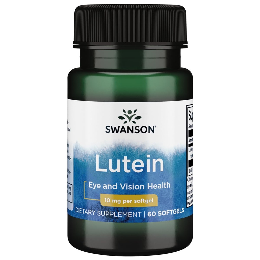 Swanson Lutein 10 miligramů 60 Sgels