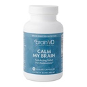 Dr. Amen BrainMD zklidnit můj mozek - 90 Vegan Kapsle - Fast- působící Formule s hořčíkem, Ashwagandha & L-Theanine - 30 Služebnictví