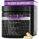 The Night Before 10- in-1 Midnight Maximizer Sleep Aid, Stress Relief, Cognition, Relaxation, Recovery, Focus, Magnesium Glycinate, L- Theanine & More, (120 Kapsle - 2 měsíce dodávky)