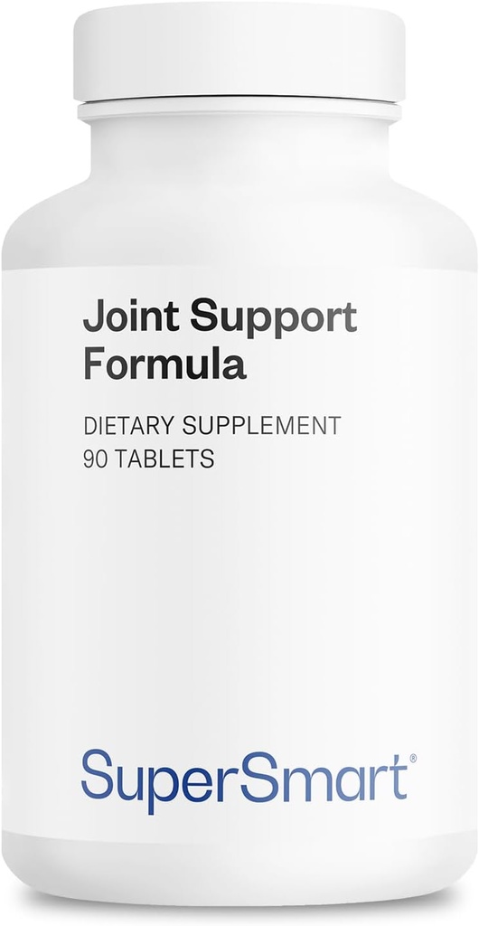 Supersmart Joint Support Formule (High Potency Complex) - s Glucosamine, Chondroitin, Hyaluronic Acid, MSM - Joint Supplement Support Supplementary 124; Non- GMO & Gluten Free - 90 Tablet