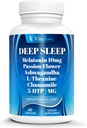 18- in-1 Melatonin10 mg, přírodní doplněk hlubokého spánku pro dospělé, non-Habit Forming, Ashwagandha, L-Theanin, hořčík, heřmánek, 5-HTP, Non-GMO
