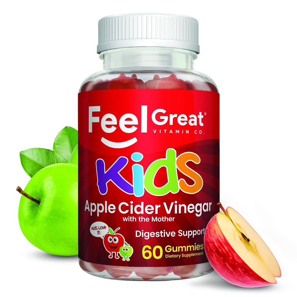 Cítit velký jablečný ocet gumy pro děti 124; Bohaté na trávicí enzymy & přírodní antioxidanty pro Gut zdraví 124; Vegan Gummy podporuje zdravé živiny Absorpce 124; 60 denní zásobování