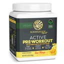 Pre Workout Powder Energy Drink Non- Stim & Caffeine Free CLANE124; Vegan Plant- Based Supplement CLANE124; Pump Hydrate Focus Endurance & Strength Builder CLANE124; Yuzu Mango ochucený 30 Serving Active Preworking