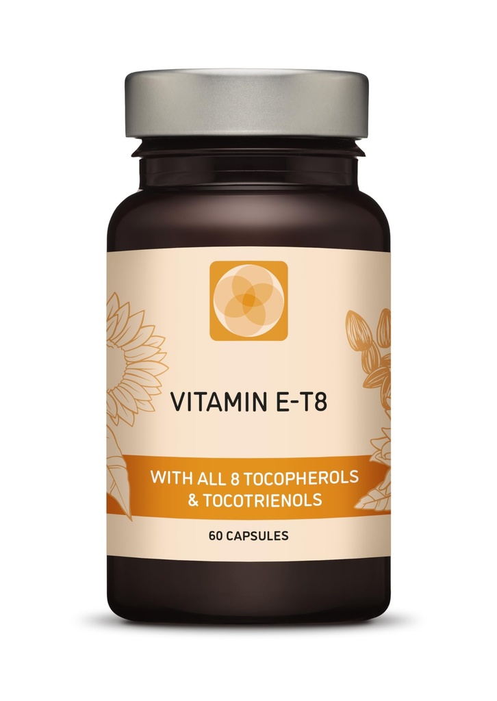 Ultra Tocotrienol 200mg Vitamin E Vegan - Všechny 4 tocotrienoly - Alpha Tocotrienol + Beta Tocotrienol + Gamma Tocotrienol + Delta Tocotrienol - No Tocopherols - Unique Tocotrienol Complex