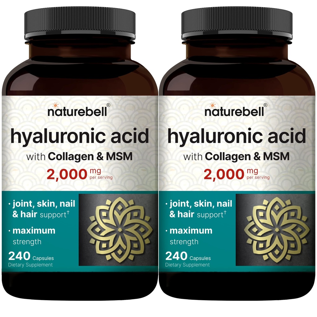 NatureBell 2 Pack Hyaluronic Acid Doplňky 2000 mg iž
