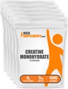 BulkSupplements.com Creatine Monohydrát Powder - Creatine Supplementary, Mikronizovaný Creatin, Creatine Powder - Neochucený & gluten Free, 5g (5000mg) per Servings, 5kg (11 liber) (Balení 5)