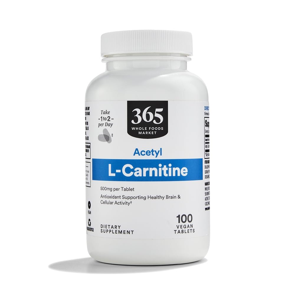 All Foods Market, Acetyl L- Carnitin 500mg, 100 ct