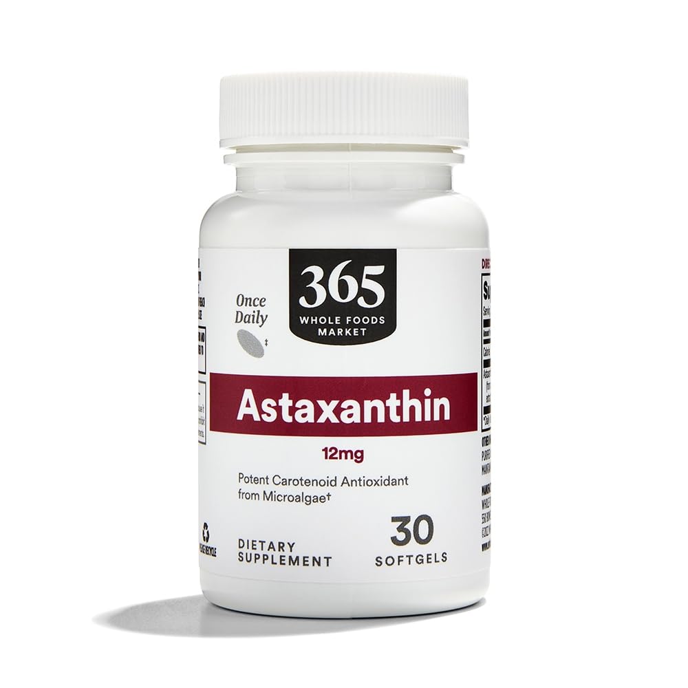 All Foods Market, Astaxanthin 12 mg, 30 ct