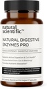 Digestivní enzymy Pro - 18 Přírodní enzymy pro stravu z Papaya, Ananas & Více - s probiotika a prebiotika - Plant- based - 60 Kapsle - Premium dietární dodatek
