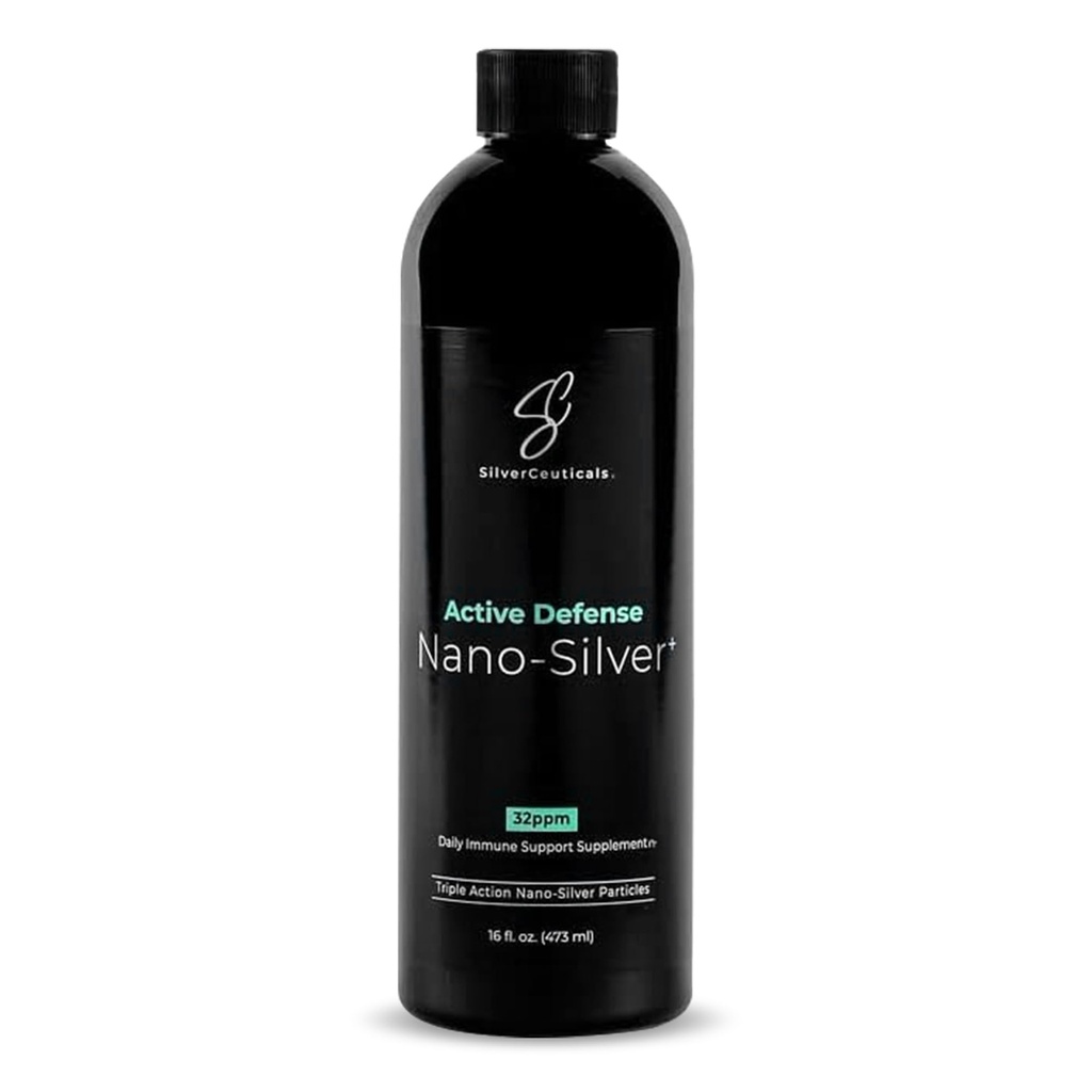 Koloidní stříbro w / Nano Technology - 32ppm 16oz - 8X Efektivnější - Přírodní imunitní podpora - Uložit dny nemoci - Ages 5 & Up - Vykonává vyšší PPM Silvers - Bez chuti a vůně - Třetí strana testována