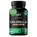 Chlorella Kapsle 3000 mg - Cracked Cell Wall Blue Green Algae Supplement - Nejlepší přírodní Detox Cleanse - Rostlinné vitamíny Minerály Chlorofyl Vegan Powder Pills - Vyrobeno v USA