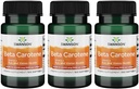 Swanson Beta- karoten (vitamin A) Kožní oční imunitní systém Zdraví Antioxidant Podpora 10000 Iu (3000 mcg) 100 Sgels (3 balení)