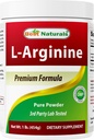 Nejlepší Naturals L- Arginine Powder 1 Pound - Čisté farmaceutické třídy zdarma formulář - Nejlepší aminokyseliny argininu doplňky pro ženy & Man - Podporuje cirkulaci a podporuje kardiovaskulární zdraví