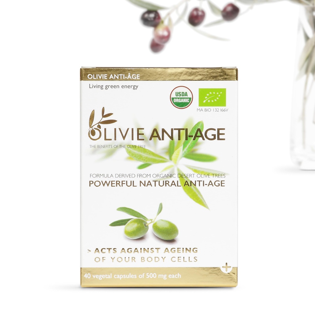 Organické antioxidant Polyfenoly Bohaté olivový list Extract dodatek Kapsle Olivie CLAS124; Hydroxytyrosol Oleuropein Anti Aging dodatek CLAS124; 40 Kapsle