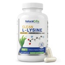 Natural Cure Labs Clean L- Lysin 600mg, 120 Kapsle CLAS124; Vegan, Non- GMO, & Gluten zdarma