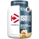 Dymatizovat isolát syrovátkového prášku ISO100, vanilka, 25g proteinu, 3 litry, 5,5g BCAA, méně než 120 Cal., bez gluten, 1g tuku, 1g cukru, 2g karbu (45 porcí)