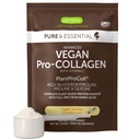 Igennus Advanced Vegan Vanilla Collagen Peptide Powder, Enhanced with Glycine, Proline & Hydroxyproline & Cofactor Vitamin C, Non GMO, Vegetarian Plant based Collagen Powder Booster, 35 Servings