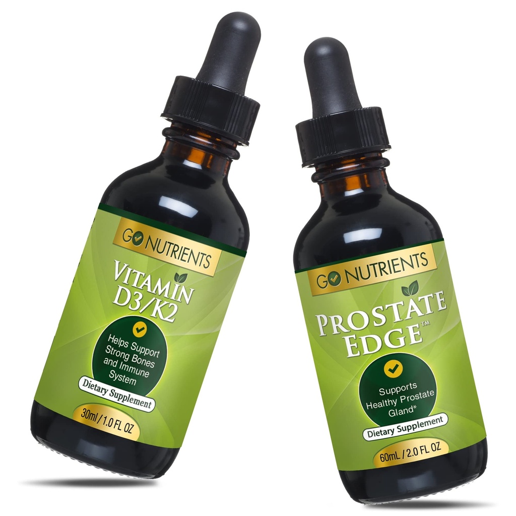 Přejít Nutrients Liquid Vitamin D3 s K2 (MK-7) Drops & Prostate Edge Prostate Dodatek pro muže s Pygeum a Saw Palmetto Extract Vitamin D3 a K2 Liquid Vitamin D3 Že pomoc emocionální stav