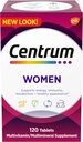 Centrum Multivitamin pro ženy, Multivitamin / víceminerální doplněk se železem, vitamin D3, B vitaminy a antioxidační vitaminy C a E, gluten zdarma, Non- GMO ingredience - 120 Počet