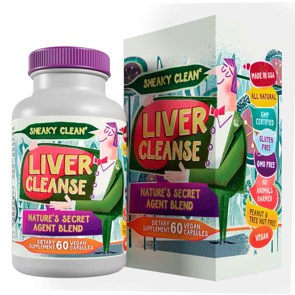 Doplněk pro podporu čištění jater w Mléko Thistle - Příroda je tajný agent Blend - 60 Vegan Kapsle