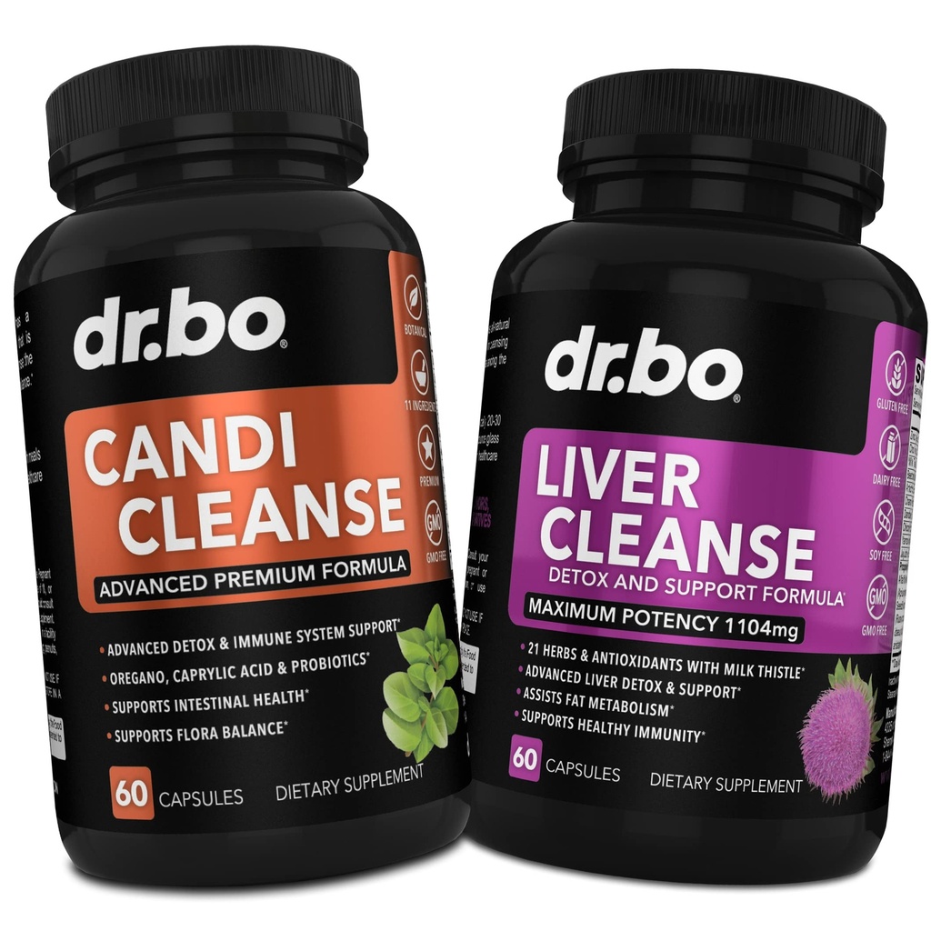 Candi Játra Cleanse Support Supplement - Balance Control Probiotic Complex Cleanser for Fomen & Men - Oral Herbal Oregano & Capsule Acid Capsules, Gallurge Care Capsules & Milk Thistle Dandelion
