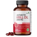Futurebiotika Antarktida Krill Oil 2000mg s Astaxanthin, Omega-3s EPA, DHA a fosfolipidy - 100% čistý prémiový kril Oil Heavy Metal Tested, non GMO - 120 Softgels