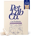 PetLab Co. Probiotika pro kočky, podpora Gut Health, příležitostná průjem, stravitelná zdravotní a imunitní podpora - snadné použití - 30 Počet