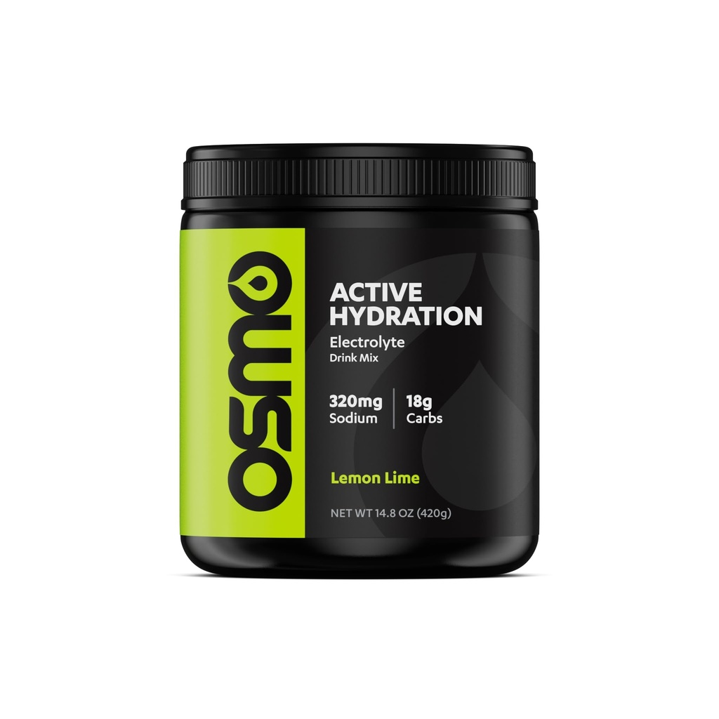 Osmo Active Hydration Electrolyte Powder (20 Servings) - Zahrnuje sodík, hořčík, draslík, sacharidy a vitaminy, Cane cukr - Všechny přírodní složky, 3X rychlejší hydratace, zvyšuje výkon a vytrvalost