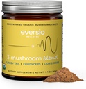 3 Houbová mísa - Probudit míchání 60 Služeb (60g) Houbová směs pro Houbovou kávu nebo smoothies - Lví hříva, krůtí ocas, a Cordyceps - > 32% Beta- D- Glukans!