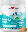 Probiotika pro psy stravitelné zdraví - Podpora Gut zdraví, Průjem, Plyn, & Sezónní alergie - s medem, dýně a prebiotika pro stravitelnou podporu, Bad Dog Dech & Zácpa
